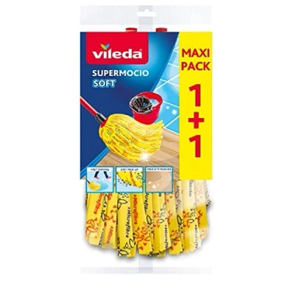 Bild av Vileda mopp påfyllning, mönstrad, 1st