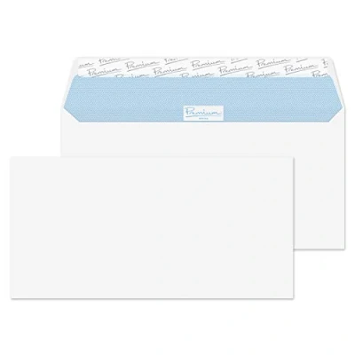 Bild av Blake Office DL 110 x 220 mm 120 gsm plånboksfodral kuvert (32214) ultravit väv förpackning med 50