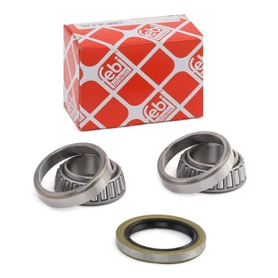 Bild av FEBI BILSTEIN 08080 Kit de roulements roue Essieu arrière gauche, droit avec bague d&#039;étanchéité 50 Roulement à rouleaux coniques