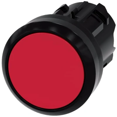 Bild av Tryckknapp 22mm, rund, röd Tryckknappsregulator IP68 3SU1000 0AB20 0AA0