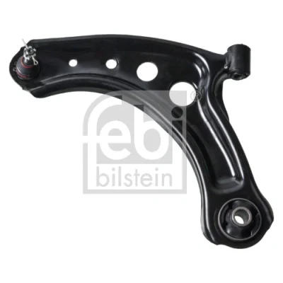 Bild av FEBI BILSTEIN 176480 Länkarm, hjulupphängning med kronmutter och sprint, gummilager spindelled framaxel vänster Länkarm (tvär ) stålplåt 16mm