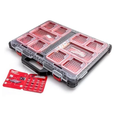 Bild av Milwaukee 4932471064 932471064 PACKOUT Slim Organiserare, Svart