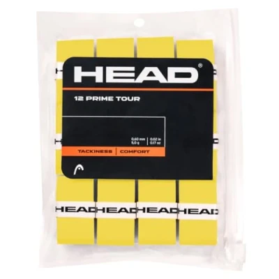 Bild av HEAD Unisex Vuxen 12 Prime Tour Tennis Grip Band Gul, En storlek