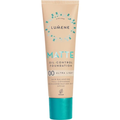 Bild av Lumene Matte Oil Control Foundation SPF20 00 Ultra Light 30 ml