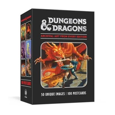 Bild av Dungeons &amp; Dragons 100 Postcards: Archival Art from Every Edition: Postcards (Dungeons