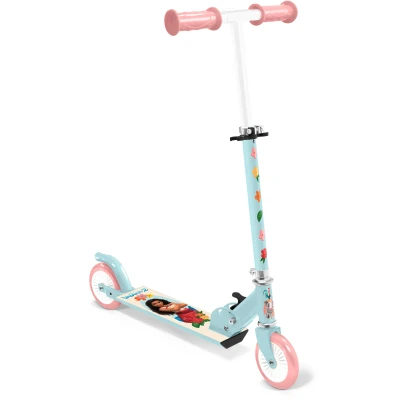 Bild av Stamp Vaiana Hopfällbar Sparkcykel, Blå/Rosa