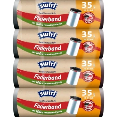 Bild av Swirl fixeringstejp papperspåse multipack 4 x 35 l/10 påsar
