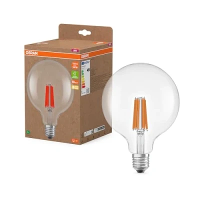 Bild av OSRAM LED filamentlampa Globe G125 E27 7,2W Filament 2,700K