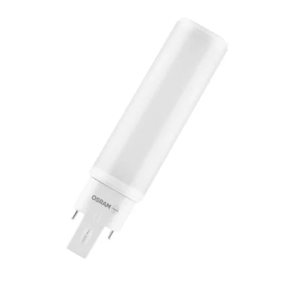 Bild av OSRAM Dulux D/E 13 LED lampa för G24Q 2 sockel, 6 watt, 600 lumen, varmvitt (3000K), vridbar, ersättning konventionell 13W