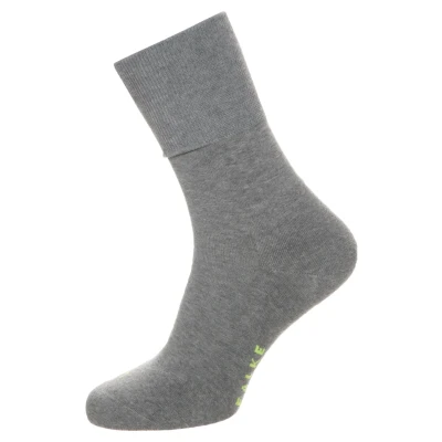 Bild av FALKE Unisex Run U Sso bomull funktionsmaterial enfärgade strumpor, Gul Mimosa 1265, 4243, 42 43 EU