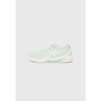 Bild av Asics GEL Dedicate 8 CLAY Tennisskor för grus, Storlek: 42.5, Lichen rock/white Skinnimitation/textil