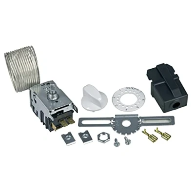 Bild av Danfoss 077B7008 UNIVERSAL termostat nr 8 temperaturregulator kyltermostat kapillärrör 2 000 mm 6,3 AMP för flaskor drycker kylskåp vinluftkonditionering vinkylare också Nr.48