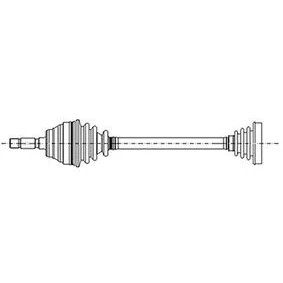 Bild av METELLI 17 0434 Arbre de transmission 736 81