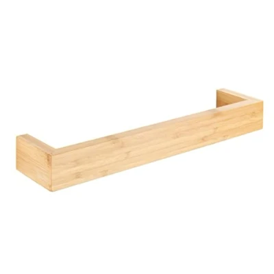 Bild av WENKO Handduksstång av bambu, 40 cm, handdukshållare