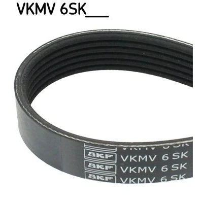 Bild av SKF VKMV 6SK780 Courroie Poly V 780 6 PEUGEOT: 207 3/5 portes, 307 Break, CITROËN: C3 II, I C4 portes