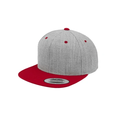 Bild av Flexfit Classic Snapback 2TONE Keps, Storlek: One Size, Light grey/red