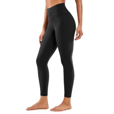 Bild av CRZ YOGA Träningsleggings För Kvinnor Med Naken Känsla 25 Tum 7/8 Yogatighta Byxor Hög Midja Svart S