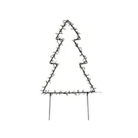 Bild av NORDIC WINTER Metal christmas tree 75 cm 130 LED lights