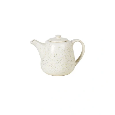 Bild av Broste CPH Nordic vanilla Tepotte Kanna Stentøj Cream w/Grains 70 cl W11 x L17,5 H12,5 cm