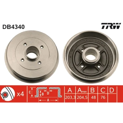Bild av Bromstrumma TRW DB4340