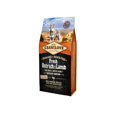 Bild av Fresh Ostrich &amp; Lamb Adult Small Breed Torrfoder för Små Hundar 6 kg