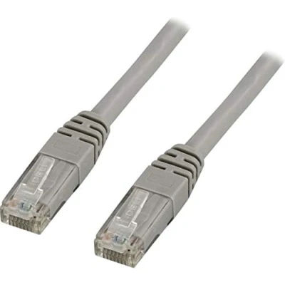 Bild av DELTACO U/UTP Cat6 patchkabel 1m, grå