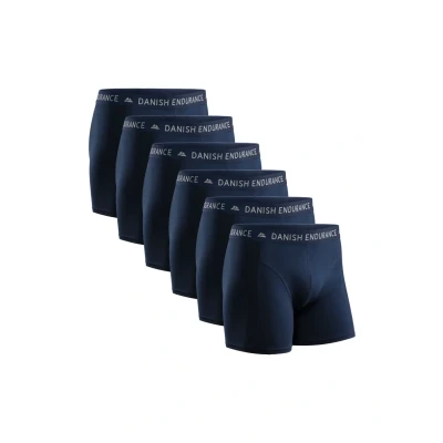 Bild av Danish Endurance 6 PACK Classic Boxershorts, Storlek: Large, Navy blue