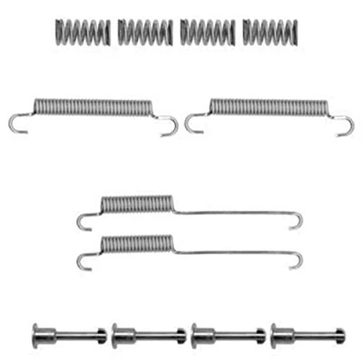 Bild av HELLA 8DZ 355 202 021 Tillbehörssats, bromsbackar, parkeringsbroms CHRYSLER: VOYAGER 4, DODGE: Caravan IV MPV