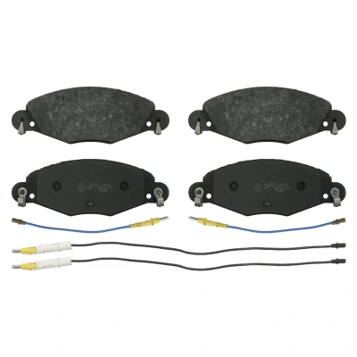 Bild av FEBI BILSTEIN 16419 Jeu de plaquettes frein Essieu avant contact signal d&#039;usure inclus CITROËN: C5 I 5 portes, Break, Van / Break