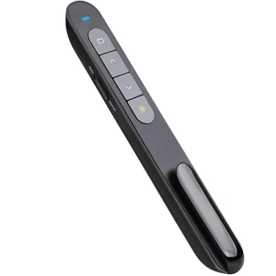 Bild av Wireless Presenter, Presentation Remote Clicker Laser Pointer, Hyperlink Volume Control RF 2.4GHz USB Office Pointer Slide Advancer