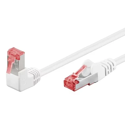 Bild av Pro LAN CAT 6 S/FTP 90angled Vit 0.5 meter