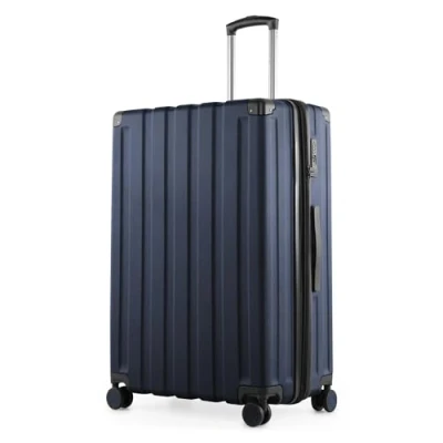 Bild av Huvudstadsväska Q Damm väska med hårt skal, trolley, TSA, 4 hjul, Cyanblå, 78 cm, resväska