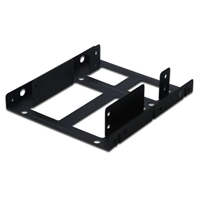 Bild av DIGITUS dubbel intern SSD/HDD monteringsram för datorhöljen 1x 3,5&quot;, 2x 2,5&quot; inkl. skruvar svart