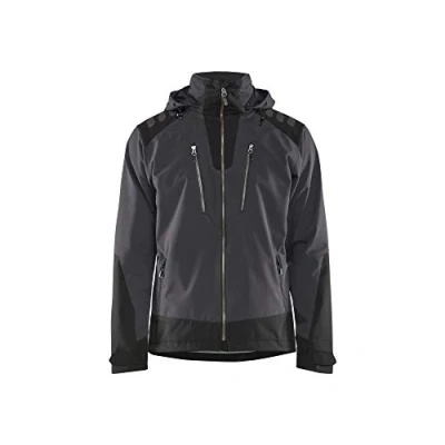 Bild av SOFTSHELLJACKA 4749 2513 MÖRKRÅ/SVART 4XL Beijerbygg Byggmaterial