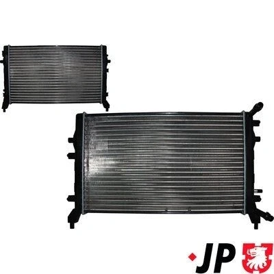 Bild av JP GROUP 1114208000 Radiateur du moteur 625 408 18 VOLKSWAGEN: Golf 5, 6, Plus / Crossgolf, AUDI: A3 Sportback, 3/5 portes, Cabriolet