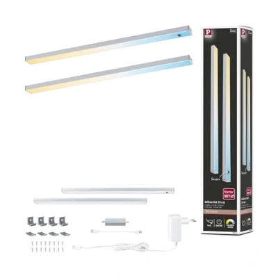 Bild av Paulmann infälld lampa Inline startset med 2 krom 35 cm CCT