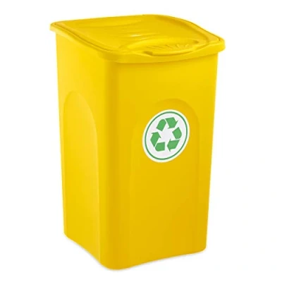 Bild av Stefanplast Begreen papperskorg, 50 l, gul