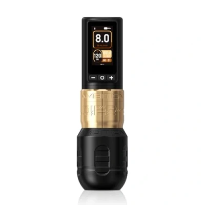 Bild av Ambition Soldier 270 Trådlös tatueringsmaskin med g.cm borstlös motor högt vridmoment Roterande tatueringspenna 2400mAh Power Touch knappar LED digital displayutrustning för tatuerare