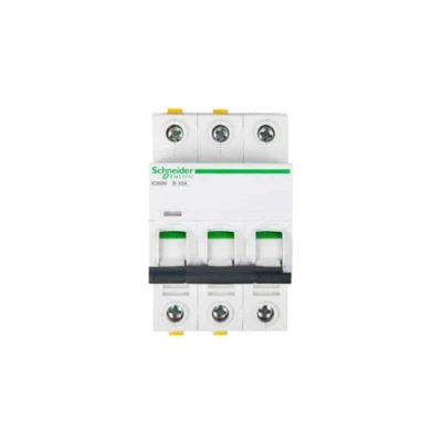 Bild av Schneider Electric A9F03340 säkerhetsbrytare iC60N, 3P, 40A, B egenskaper