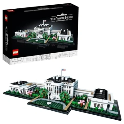 Bild av LEGO 21054 Architecture Vita Huset, Byggmodell, Byggklossar, för Vuxna, Samling, Presentidé