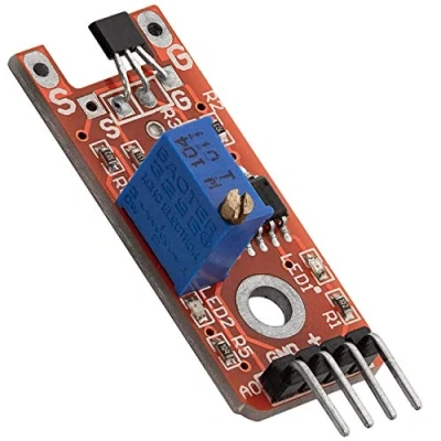 Bild av AZDelivery 5 x KY 024 linjär magnetisk hallsensor kompatibel med Arduino och Raspberry Pi inklusive E Book!