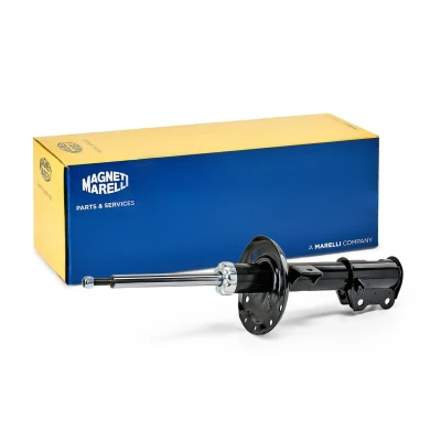 Bild av MAGNETI MARELLI 358082070200 Amortisseur Essieu avant gauche Pression de gaz Système bitube Jambe suspension Goujon en haut, Collier bas