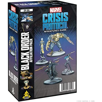 Bild av Marvel Crisis Protocol Black Order Squad Pack Miniatyrer stridsspel Strategispel för vuxna Genomsnittligt spel Genomsnittlig speltid 90 minuter Tillverkad av Atomic Mass