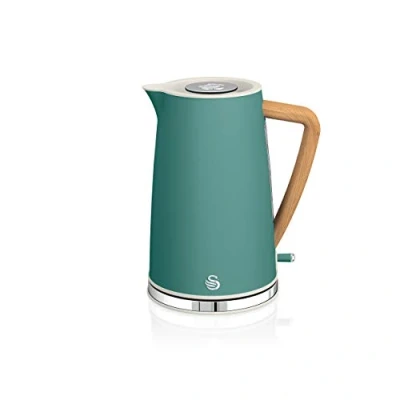 Bild av Bouilloire électrique 1,7L Ultra Rapide Sans Fil Design Moderne Nordic SWAN SK14610GRENEU2200WVerde 40883
