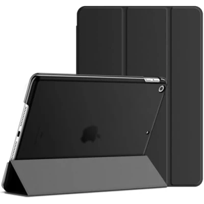 Bild av JETech Fodral för iPad 9/8/7 (10,2 Tum, 2021/2020/2019 Modell, 9:e/8:e/7:e Generationen), Tablett Case med Automatisk Väckning/Sömn (Svart)