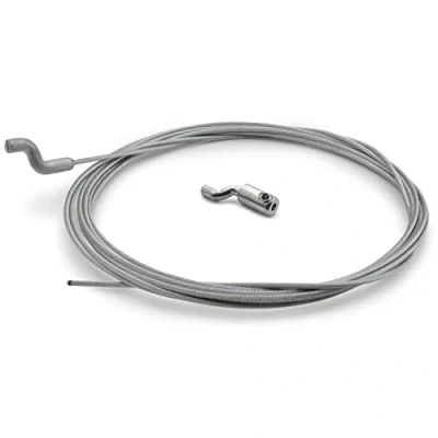 Bild av Easyboost Flexibel gaskabel Ø1,5 mm med Z spets och buntband längd 2,5 m accelerator förgasare handtag reparation för gräsklippare motorfräs trädgård (1 kabel)