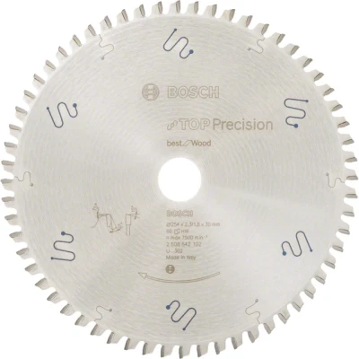 Bild av Bosch Sågklinga Top Precision Best for Wood 254 x 30 2,3 mm, 60