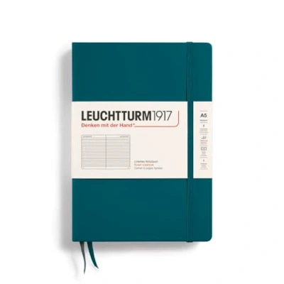 Bild av LEUCHTTURM1917 Notebook Medium (A5), Inbunden, 251 numrerade sidor Pacific Green, Styrd