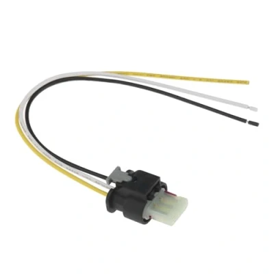 Bild av Skapa idé 3 stifts PDC parkeringssensorkontakt 2359997 bilsensoranslutning kontakt ledningssele 15 cm, kompatibel med BMW X3 F25 X5 E70 F10 F11 bilsensor ersättningsdel