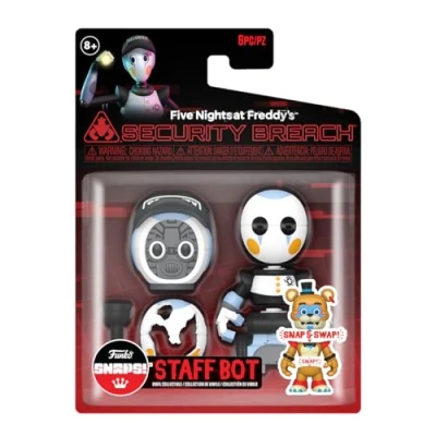 Bild av Funko Five Nights At Freddy&#039;s (FNAF) Snap: RR Säkerhetspersonal Bot Samlingsbar vinylfigur Presentidé Officiell Merchandise Leksaker för pojkar, flickor, barn och vuxna